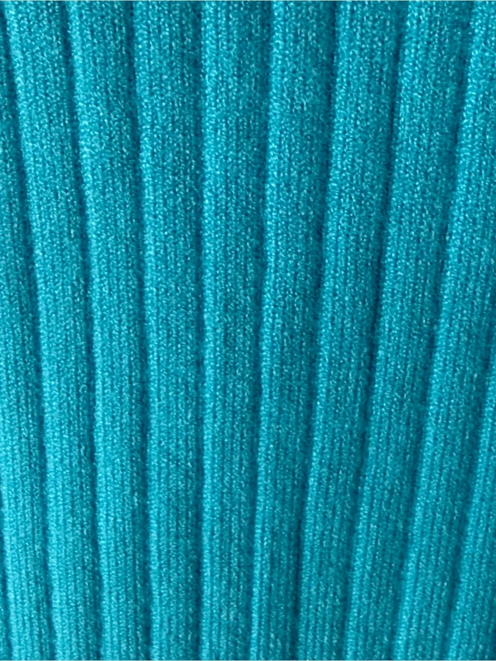 NWT Bailey 44 LaPerla  Cut Out TopSweater Aqua Blue Short Sleeve Size S